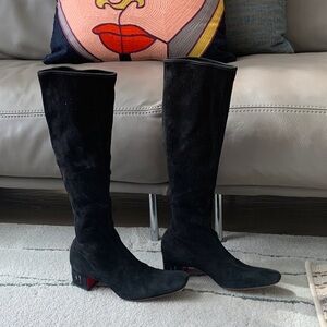 Moschino Black up to the Knee Boots